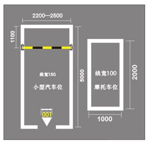 蘇州物業地下車庫劃線方案，地下車庫停車位劃線怎么施工？